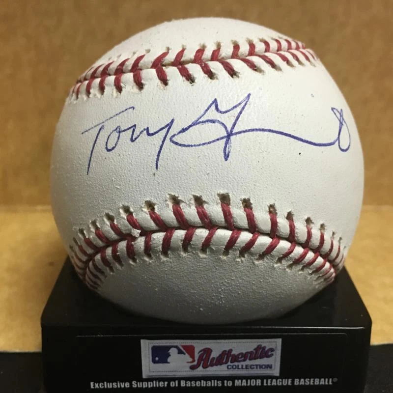 TONY GIAVOTELLA ANGELS/ROYALS M.L. SIGNED BASEBALL W/COA