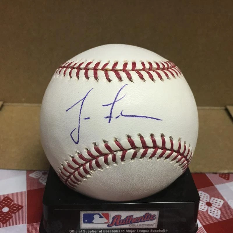 JEFF FIORENTINO BALTIMORE ORIOLES M.L. SIGNED BASEBALL W/COA