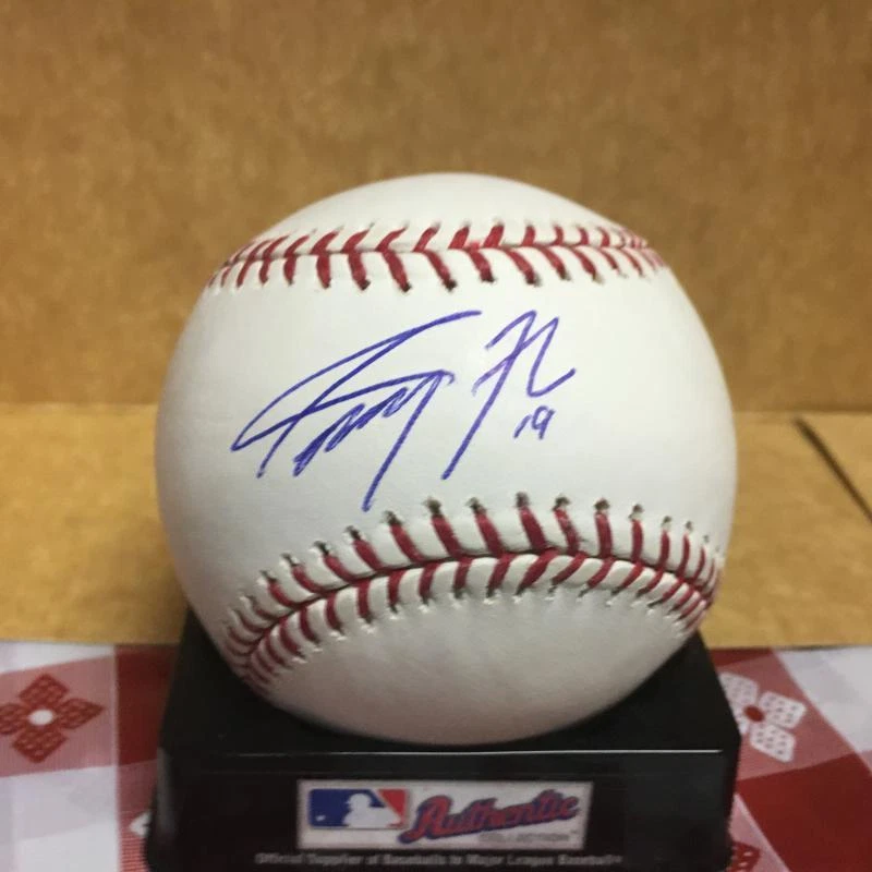 IRVING FALU ROYALS/BREWERS/PADRES M.L. SIGNED BASEBALL W/COA