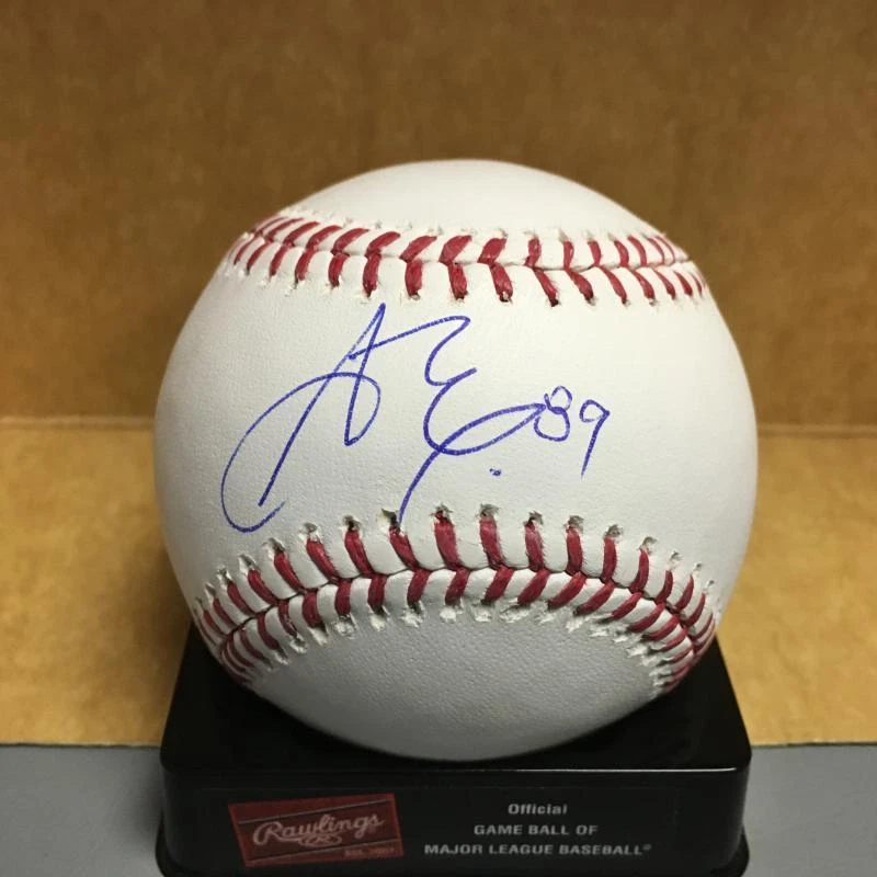 ALEX BLANDINO CINCINNATI REDS M.L. SIGNED BASEBALL W/COA