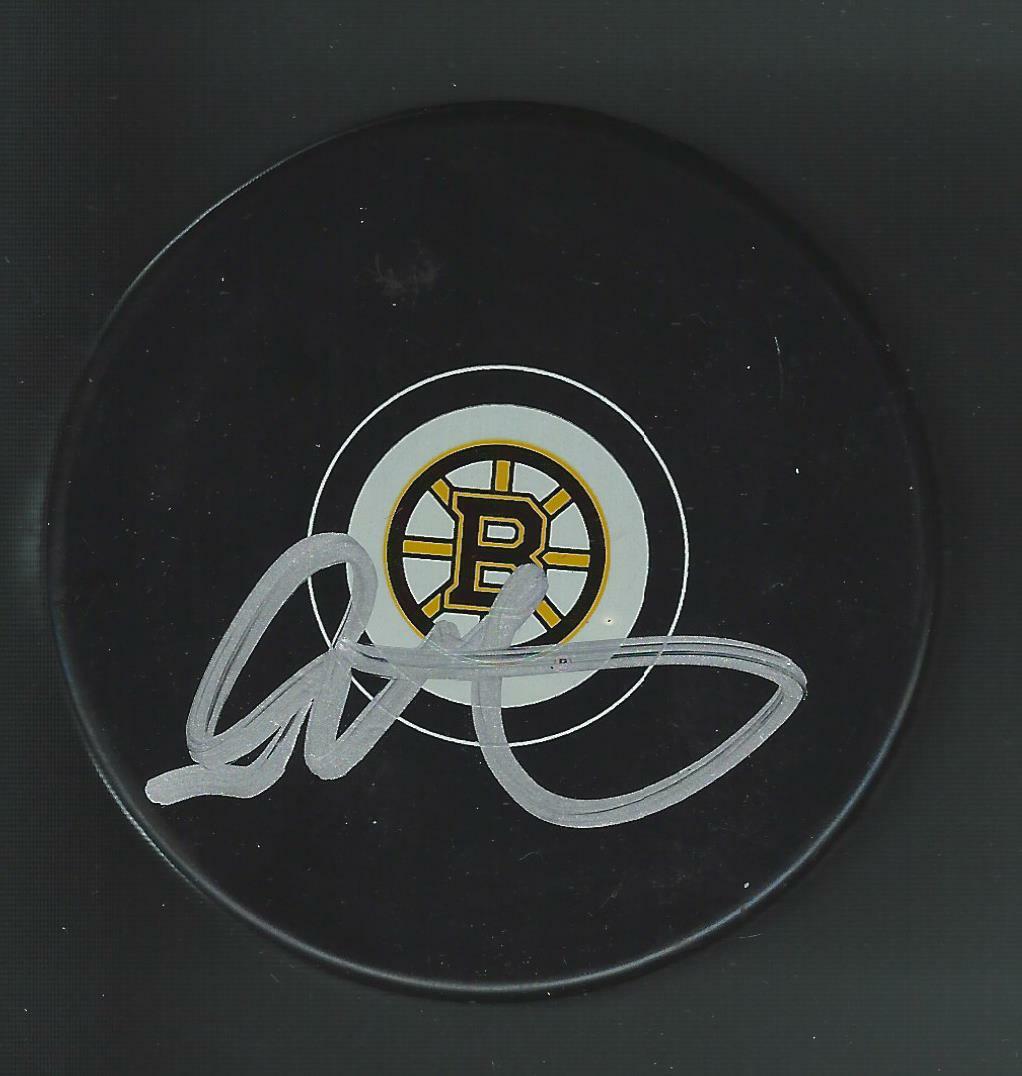 Glen Metropolit Signed Boston Bruins Puck