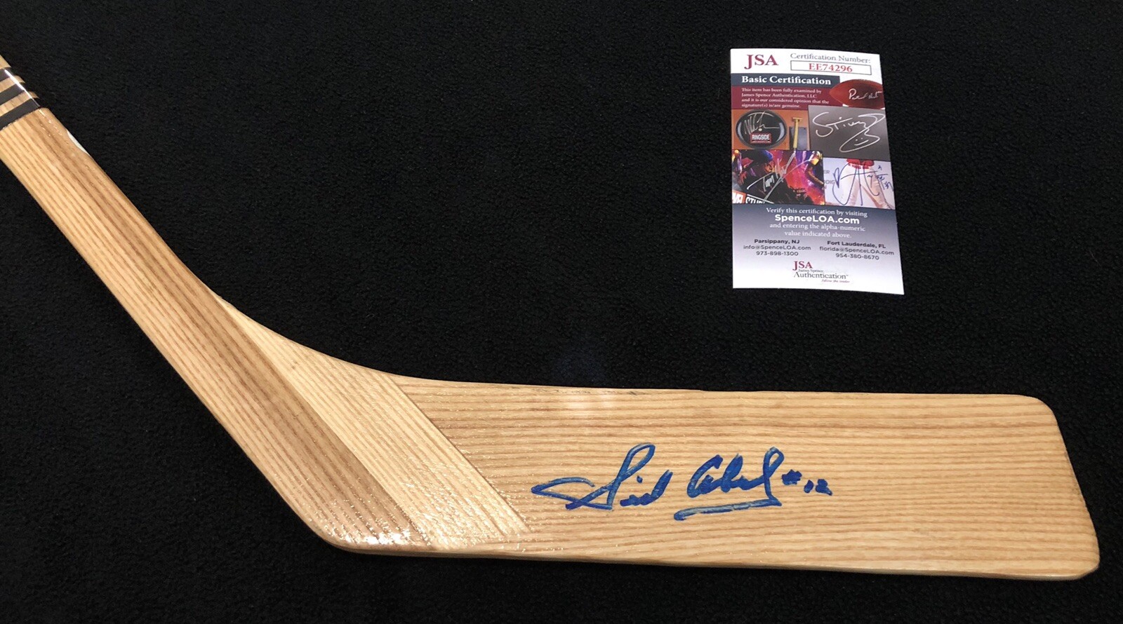 SID ABEL SIGNED DETROIT RED WINGS MODEL NORTHLAND STICK JSA AUTHENTICATED COA COLLECTIBLE MEMORABILIA