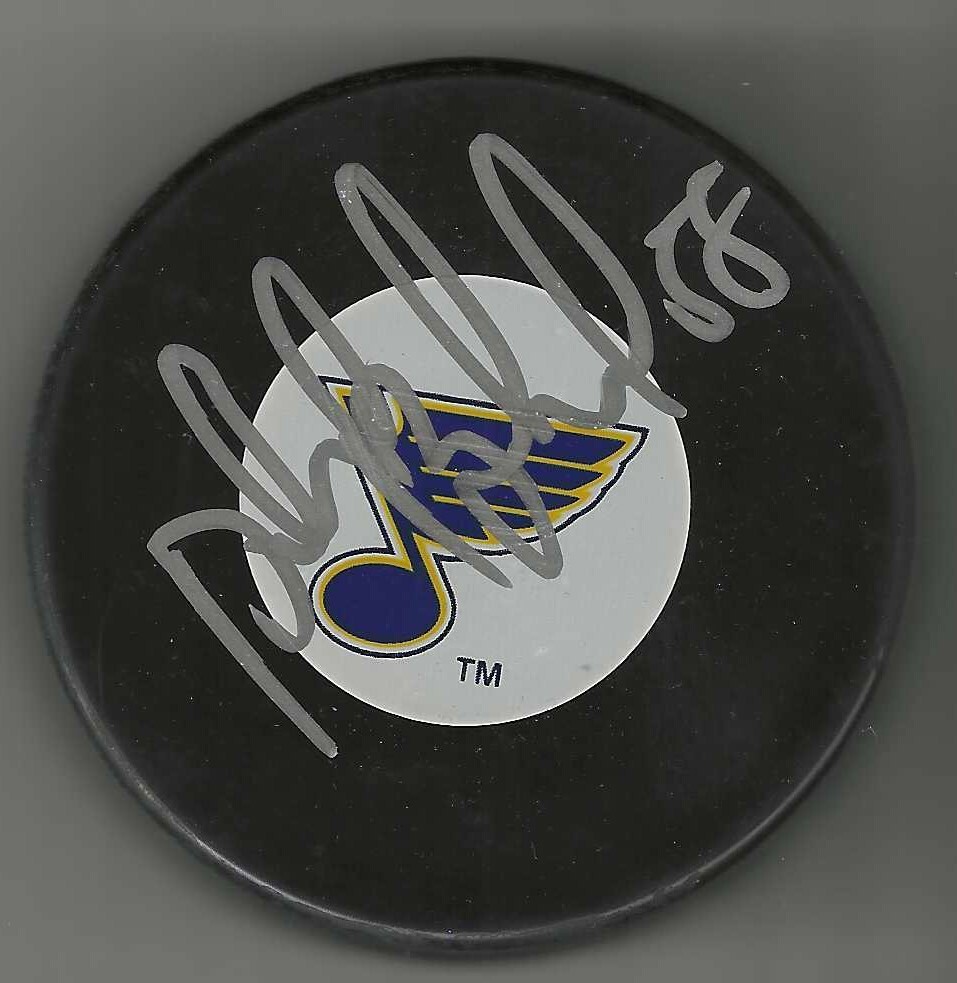 Patrik Berglund Signed St Louis Blues Puck