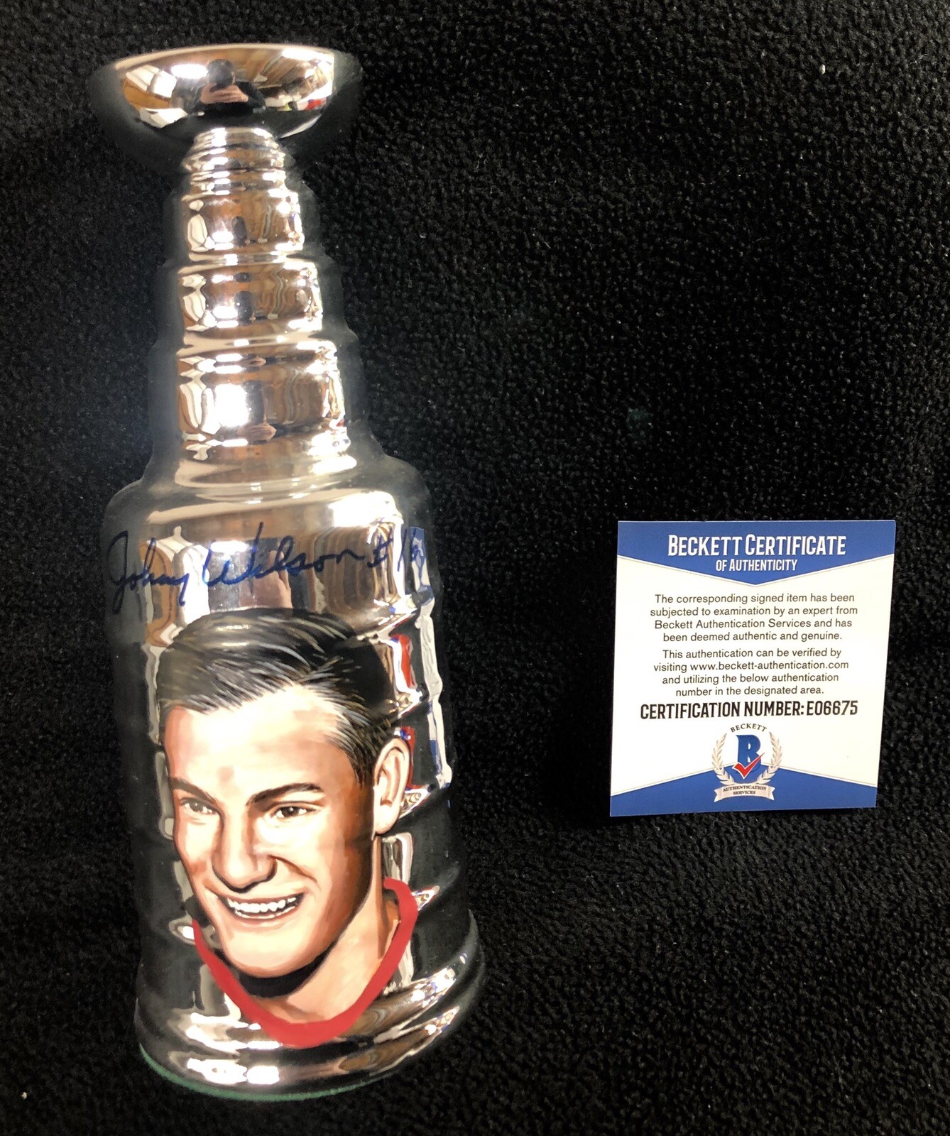 Johnny Wilson Signed Painted Mini 8