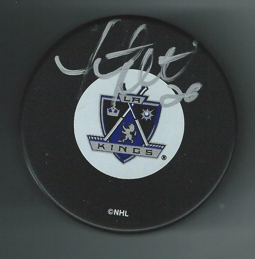 Trent Klatt Signed Los Angeles Kings Puck