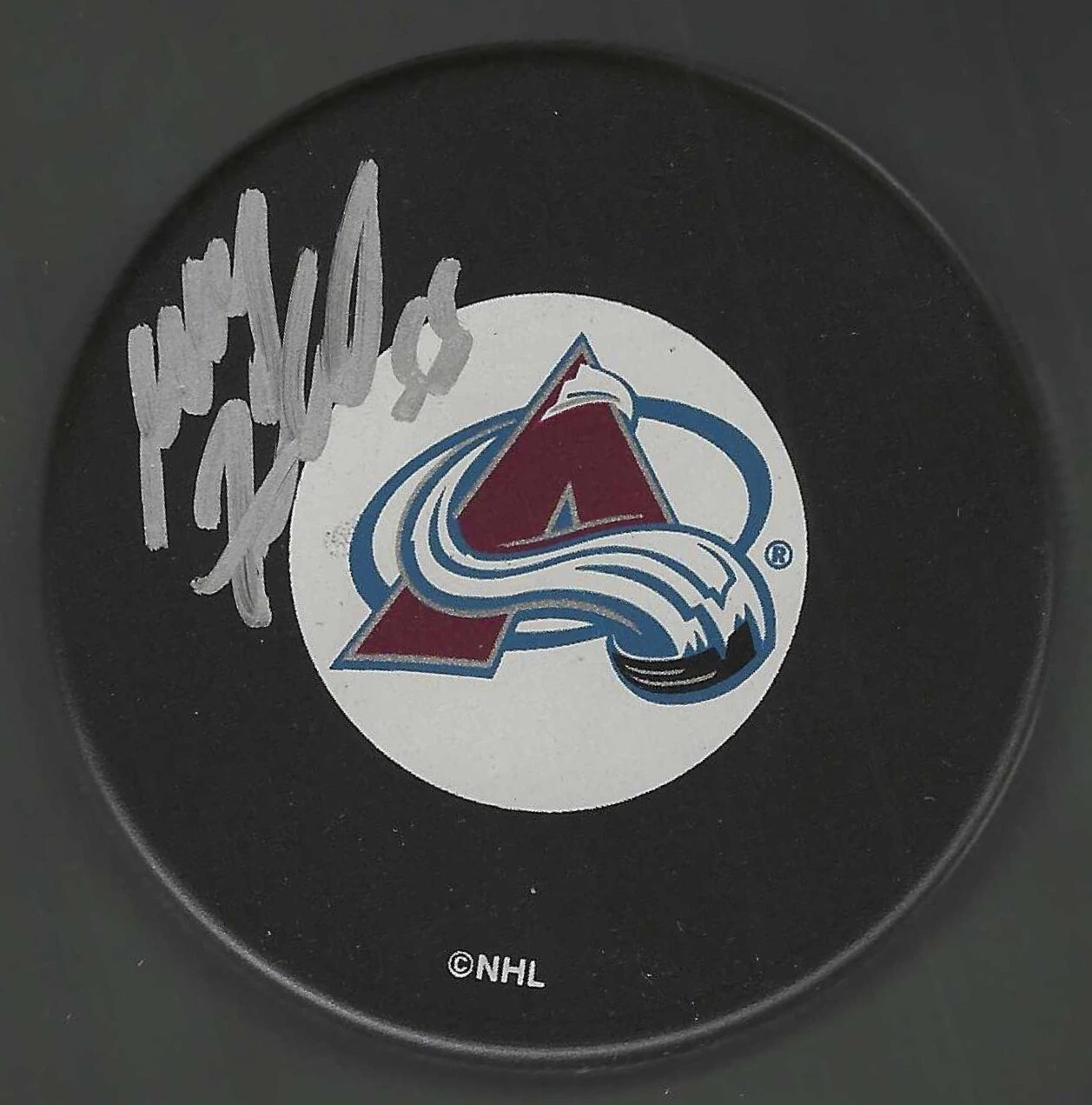 Kelly Fairchild Signed Colorado Avalanche Puck