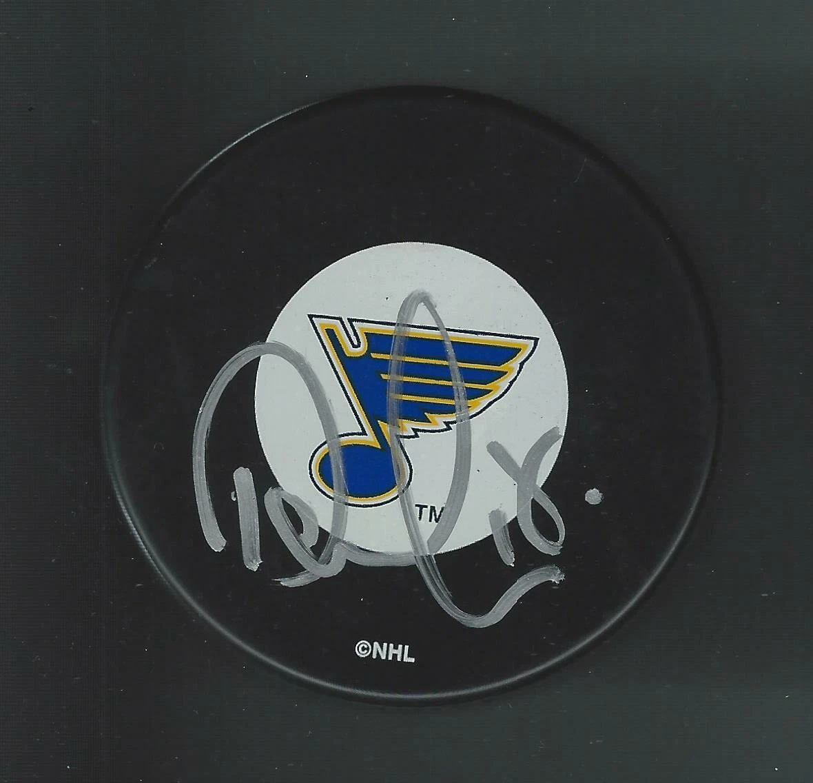 Daniel Corso Signed St Louis Blues Puck