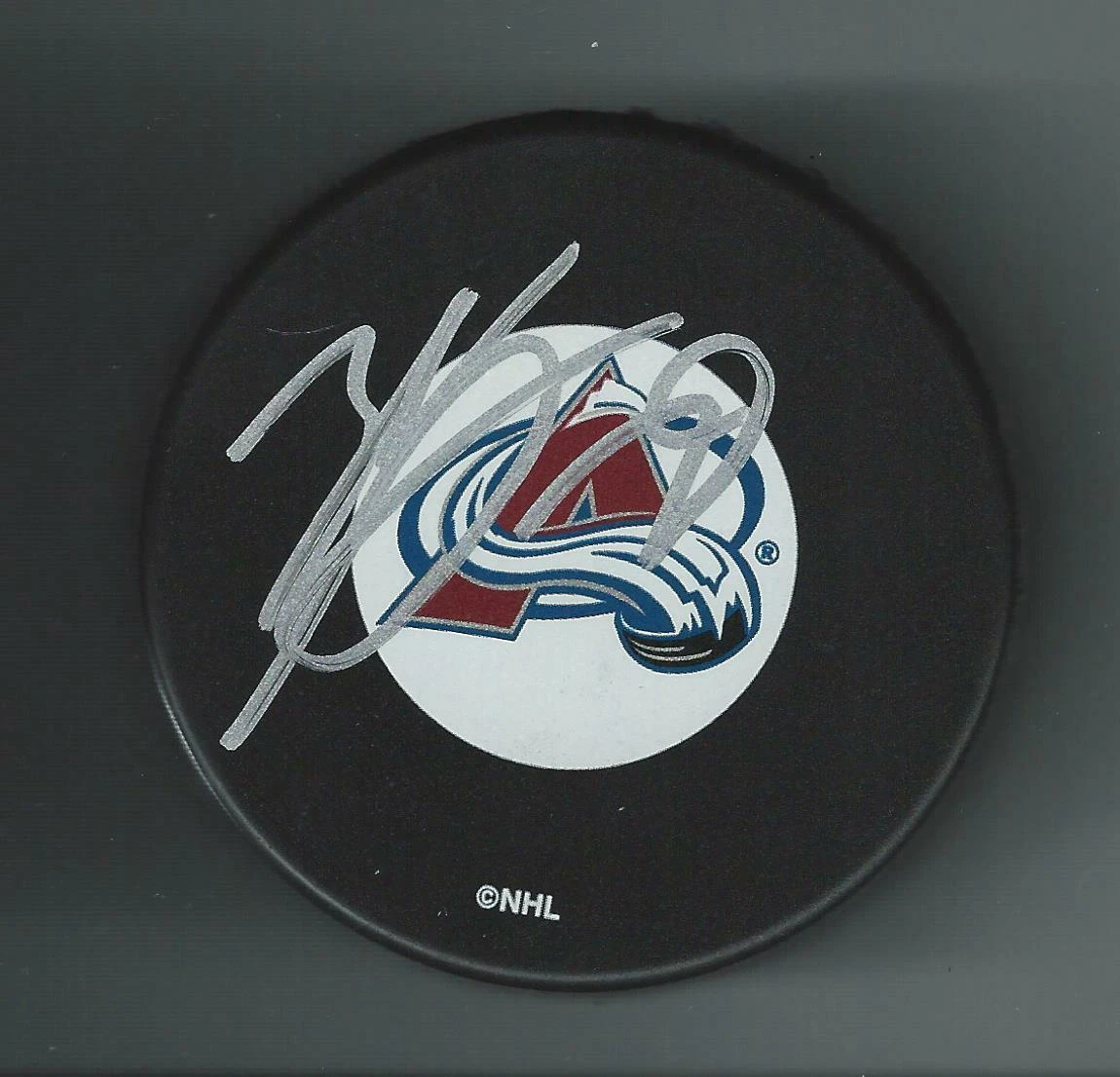 Tyler Arnason Signed Colorado Avalanche Puck