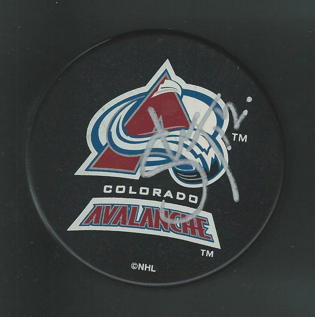 Shean Donovan Signed Colorado Avalanche Souvenir Puck
