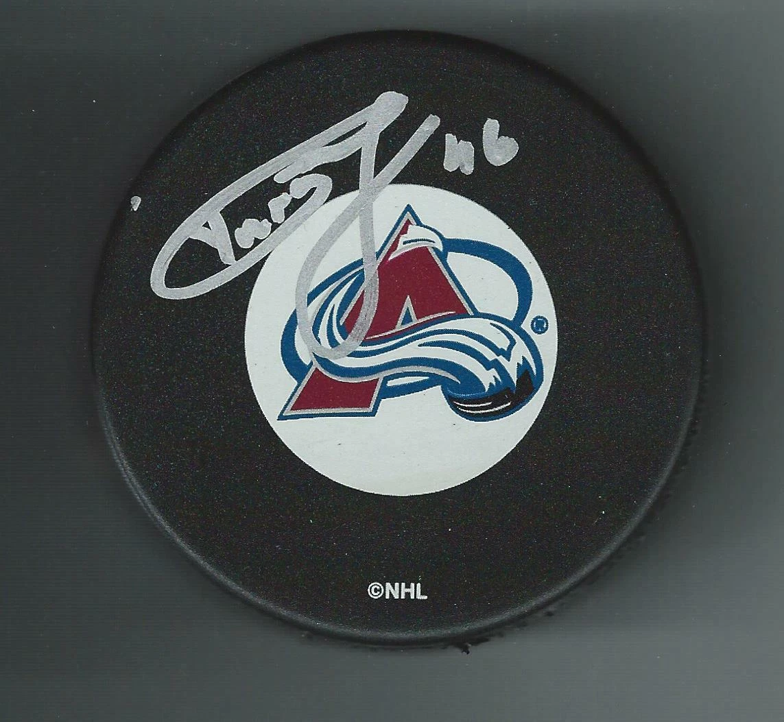 YURI BABENKO SIGNED COLORADO AVALANCHE PUCK COLLECTIBLE MEMORABILIA