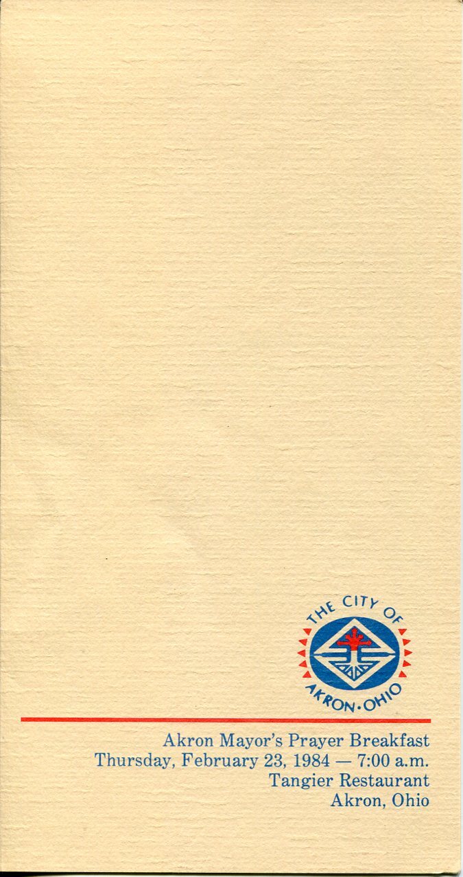 James Jim Irwin NASA Apollo 15 Astronaut Rare Original Akron Ohio Mayor Program