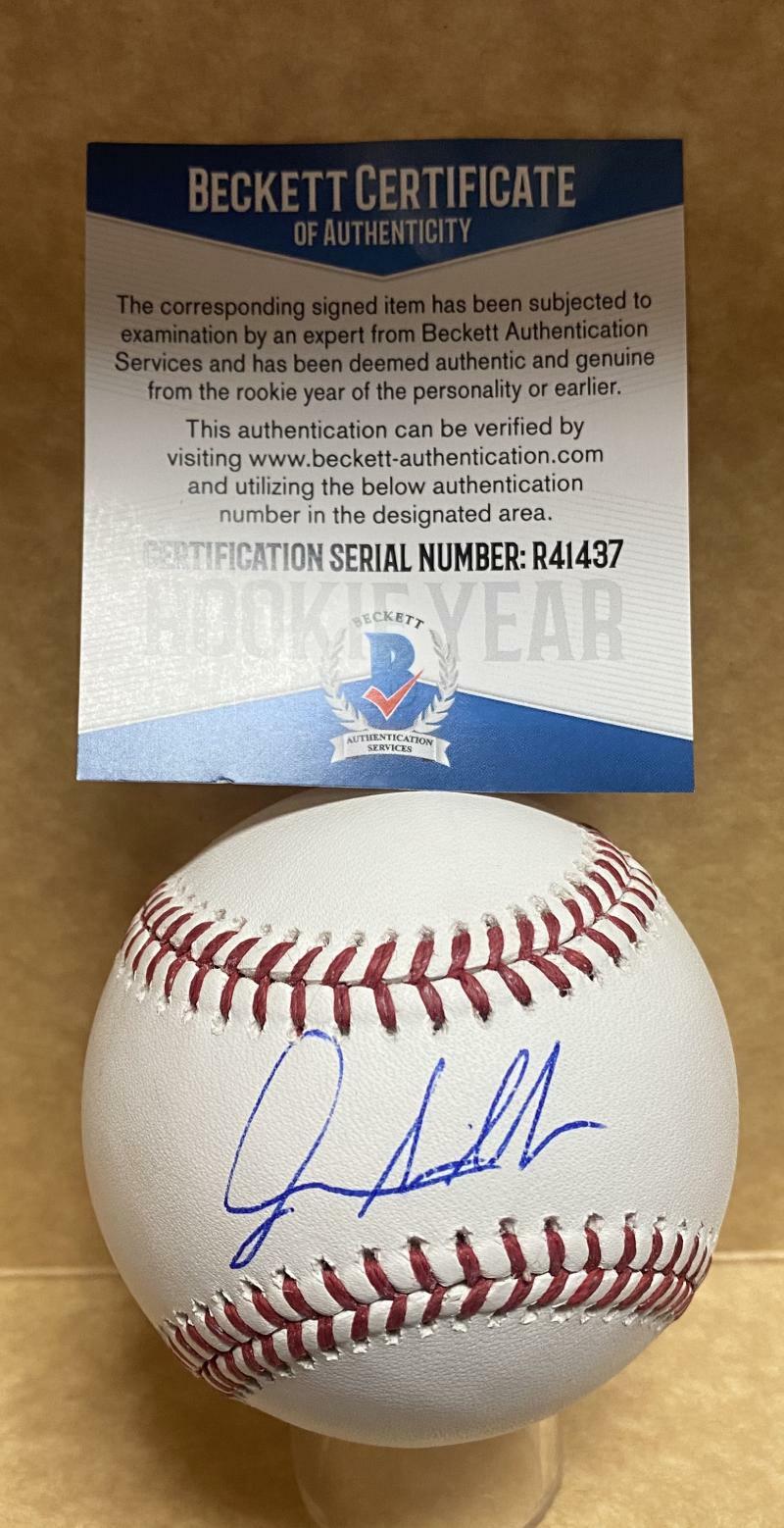 JALEN MILLER SAN FRANCISCO GIANTS ROOKIE YEAR SIGNED M.L. BASEBALL R41437