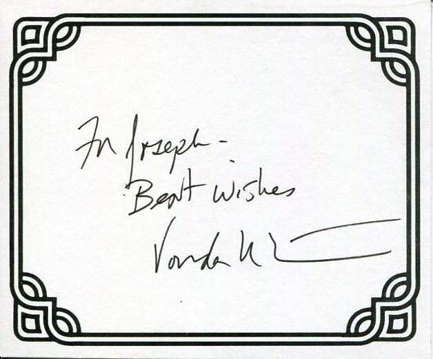 Vonda McIntyre Starfarers Science Fiction Author Rare Signed Autograph Bookplate