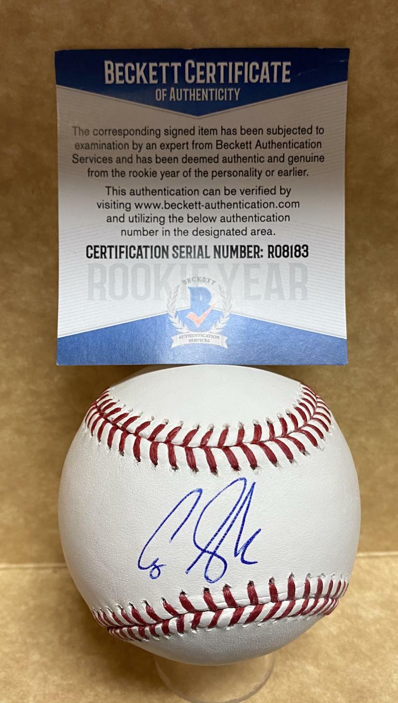 CODY SEDLOCK BALTIMORE ORIOLES ROOKIE YEAR SIGNED M.L. BASEBALL BECKETT R08183