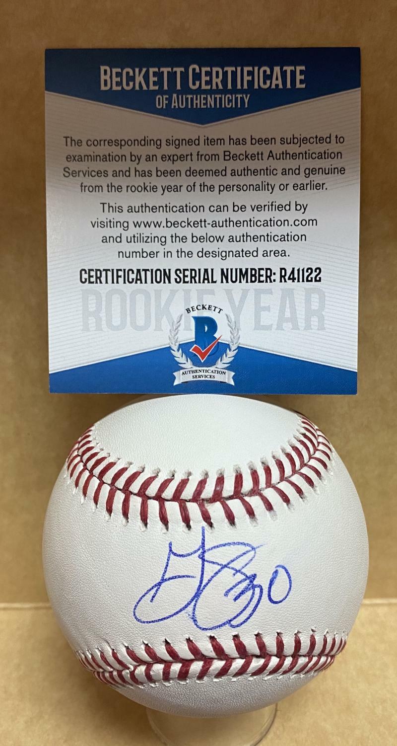 GREYSON JANISTA ATLANTA BRAVES SIGNED AUTOGRAPHED M.L. BECKETT R41122