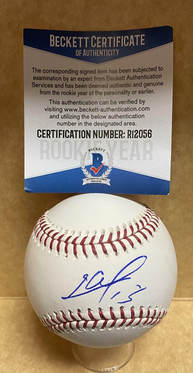 LOURDES GUIRRIEL TORONTO BLUE JAYS ROOKIE YEAR SIGNED M.L. BASEBALL R12056