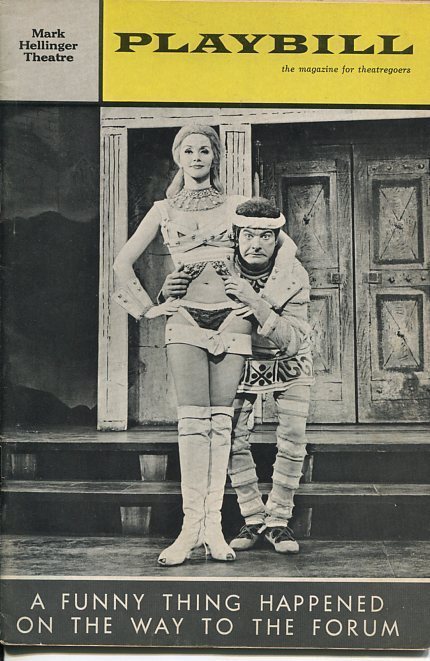 DICK SHAW A FUNNY THING HAPPENED ON THE WAY TO THE FORUM APRIL 1964 PLAYBILL COLLECTIBLE MEMORABILIA