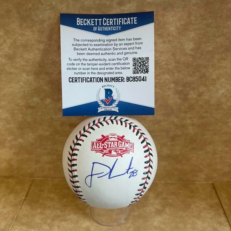 J.D. MARTINEZ BOSTON RED SOX SIGNED 2015 ALL STAR GAME BASEBALL BAS BC85041
