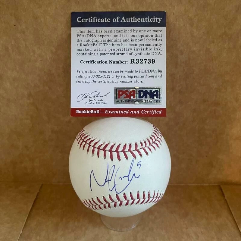 NICK GORDON MINNESOTA TWINS SIGNED AUTOGRAPHED M.L. BASEBALL PSA R32738