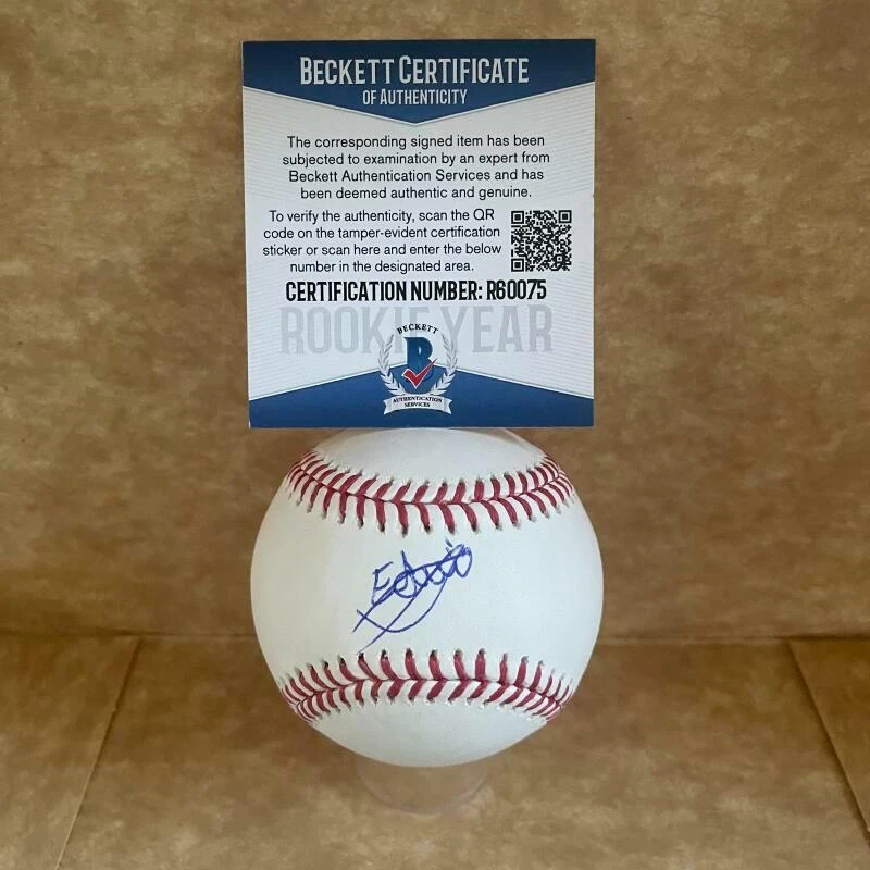 EDWIN NUNEZ ST. LOUIS CARDINALS ROOKIE YEAR  SIGNED AUTO M.L. BASEBALL BAS R6007