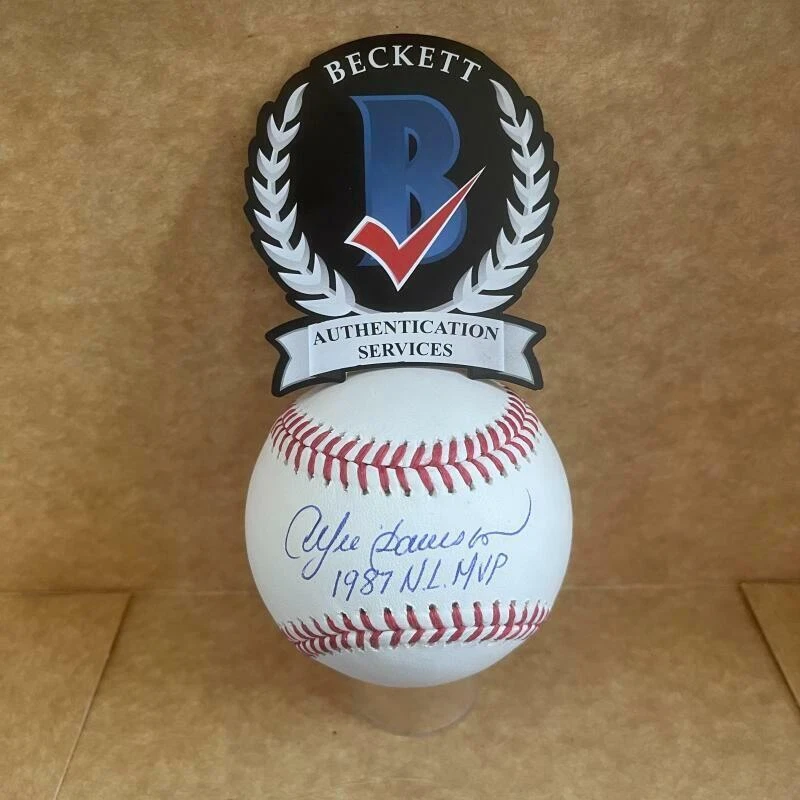 ANDRE DAWSON CUBS 1987 NL MVP M.L. BASEBALL BAS WITNESSED