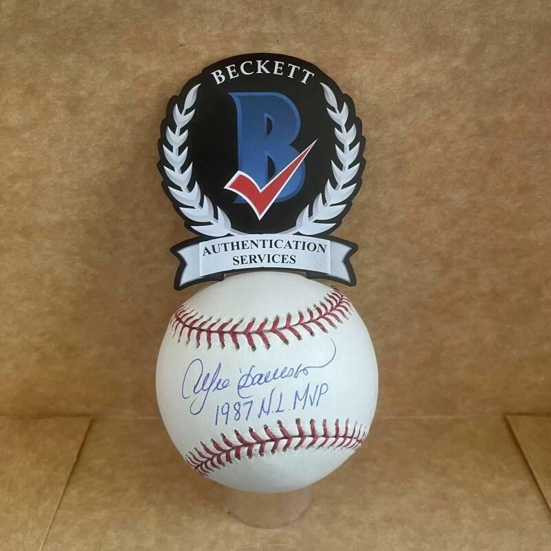 ANDRE DAWSON CUBS 1987 NL MVP M.L. BASEBALL BAS WITNESSED