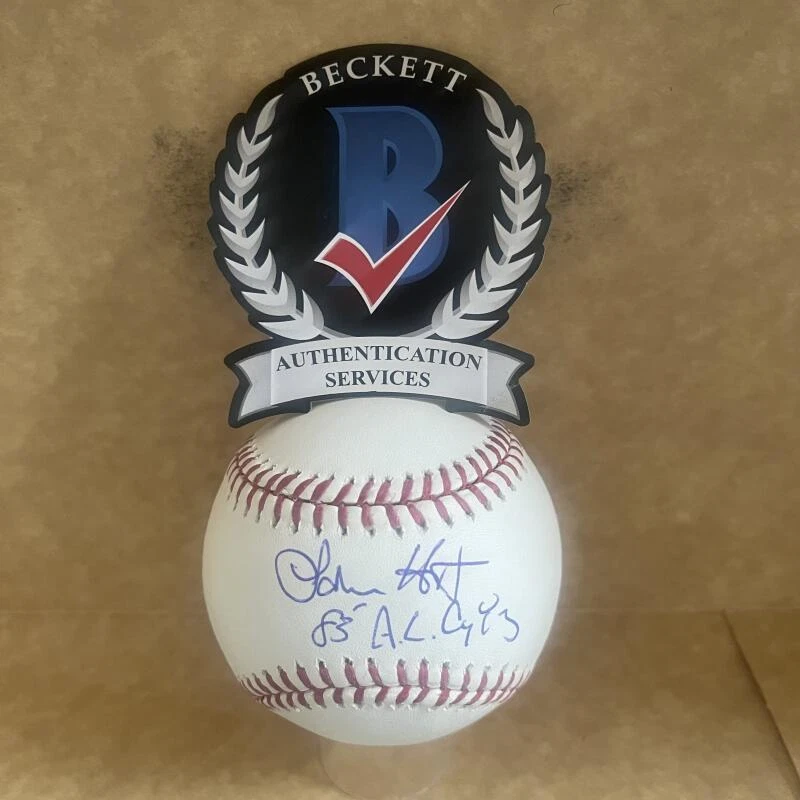 LAMARR HOYT 83 A.L. CY SIGNED AUTOGRAPHED M.L. BASEBALL BECKETT AUTHENTICATED