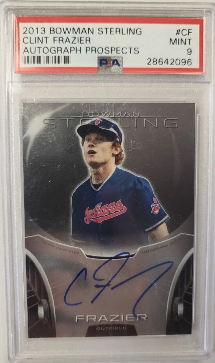 2013 BOWMAN STERLING CLINT FRAZIER AUTOGRAPH PROSPECTS RC CARD PSA 9 MINT