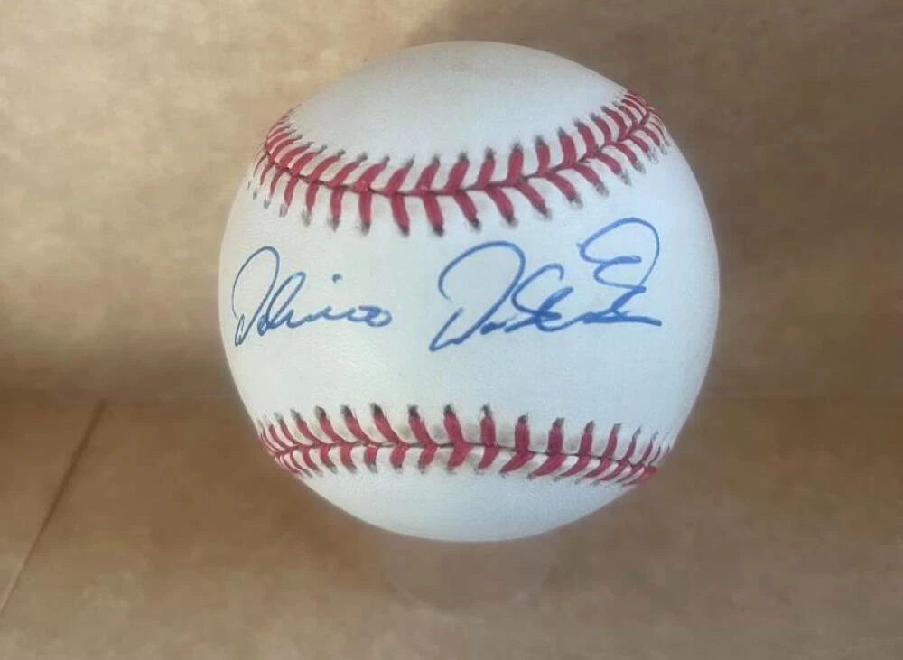 DELINO DESHIELDS ORIOLES/REDS/DODGERS SIGNED AUTO A.L. BASEBALL  JSA VV20886