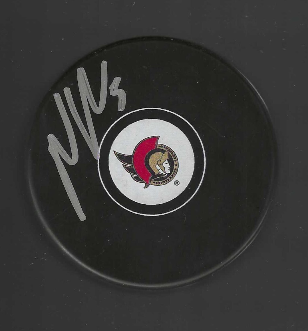 Nick Holden Signed Ottawa Senators Puck