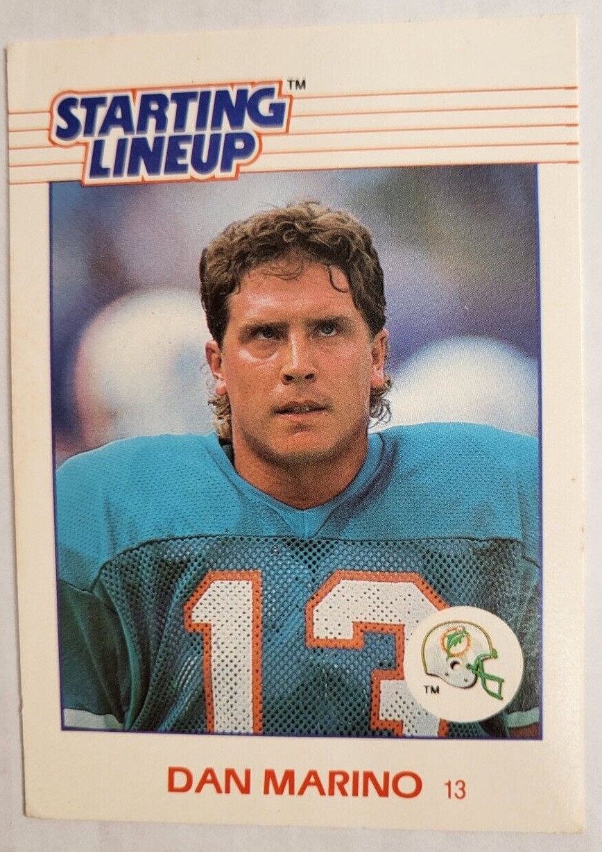 1988 STARTING LINEUP DAN MARINO KENNER CARD DOLPHINS