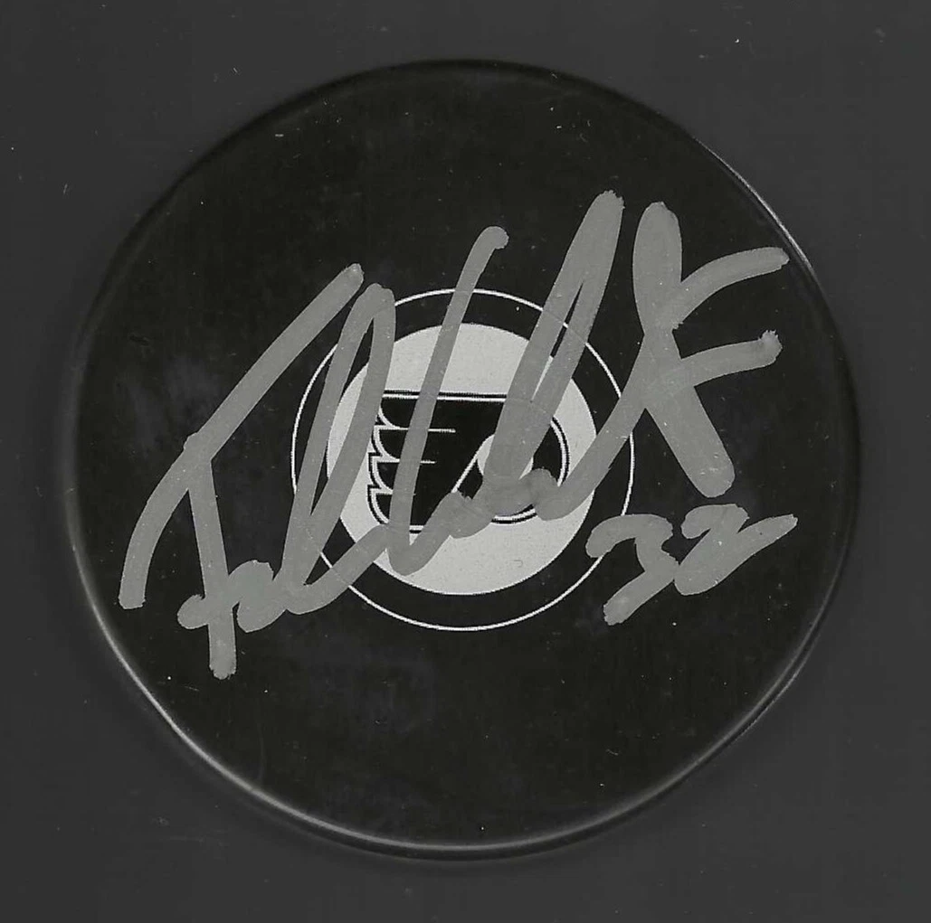 Felix Sandstrom Signed Philadelphia Flyers Puck