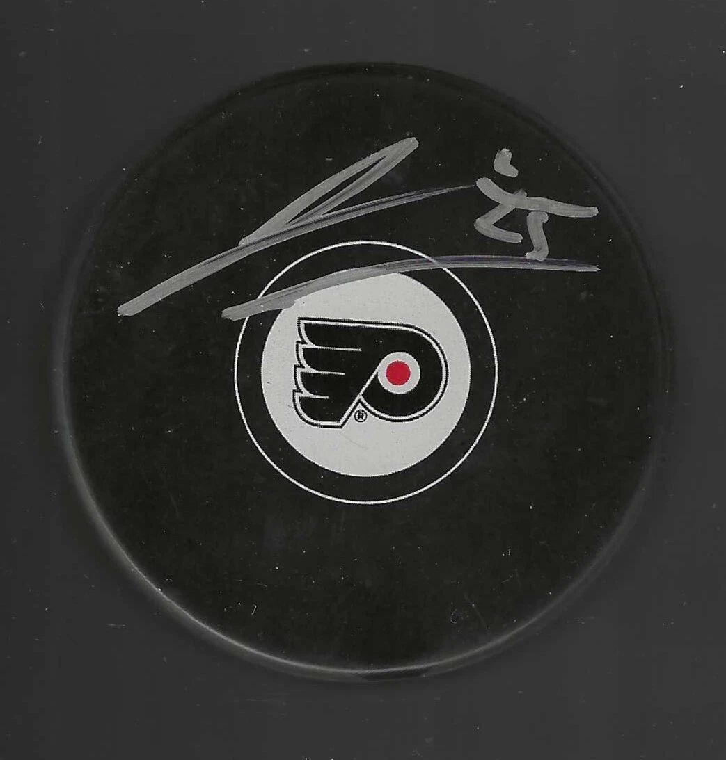 James van Riemsdyk Signed Philadelphia Flyers Puck