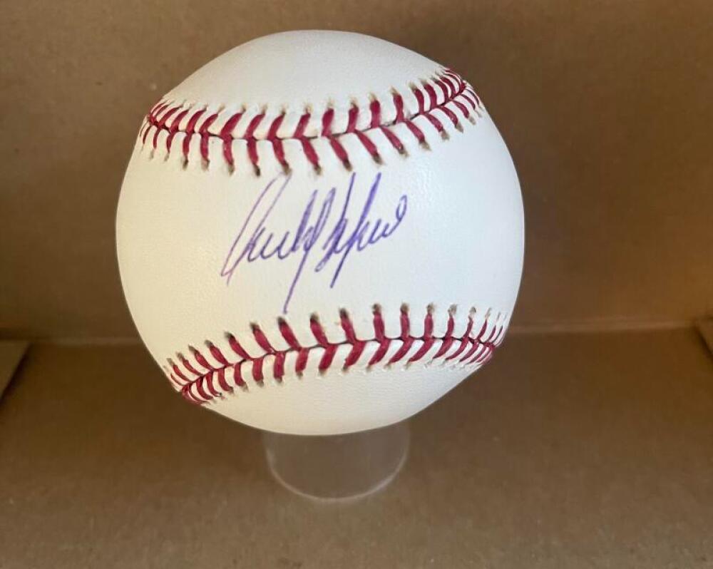 CARLOS DELGADO METS/BLUE JAYS SIGNED AUTOGRAPHED M.L. BASEBALL STEINER