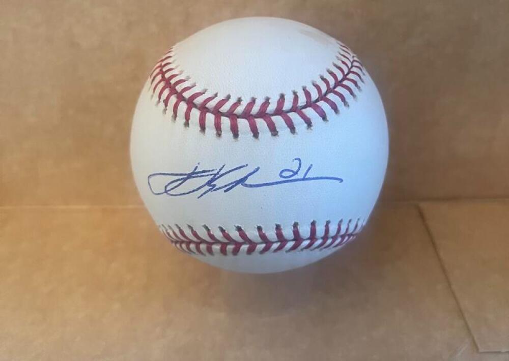 JASON ELLISON GIANTS /REDS/MARINERS SIGNED AUTO M.L. BASEBALL JSA AH66104