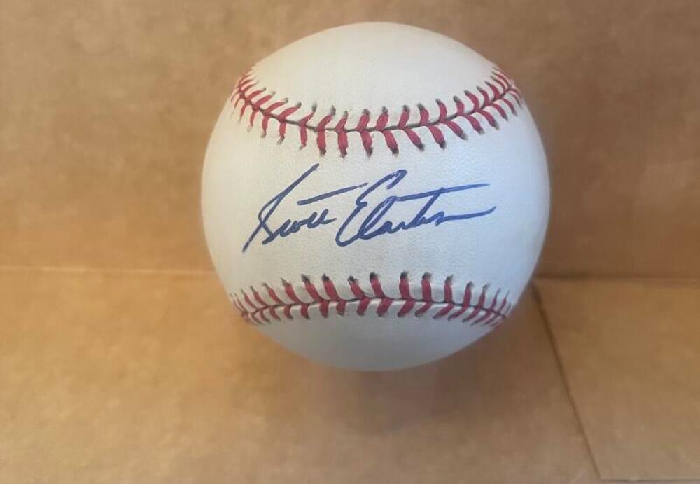 SCOTT ELARTON ASTROS/ROYALS/INDIANS SIGNED AUTO N.L. BASEBALL JSA AH66102