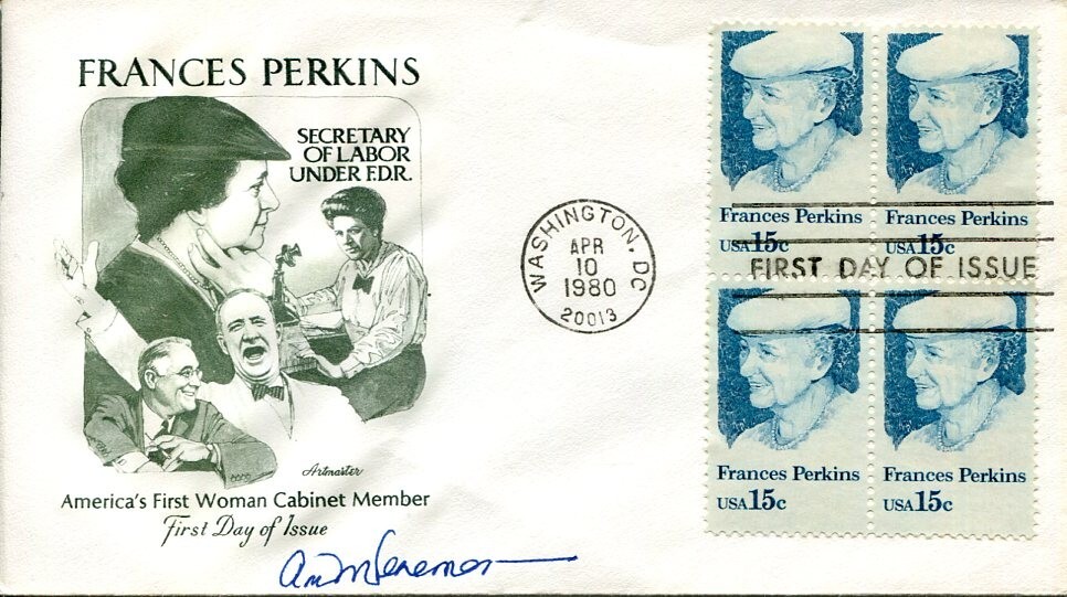 Ann Veneman US Secretary Of Agriculture UNICEF Director Signed Autograph FDC