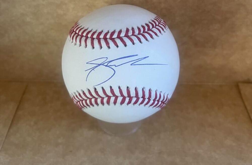 LONNIE WHITE JR.PIRATES SIGNED AUTOGRAPHED M.L. BASEBALL BECKETT AUTH