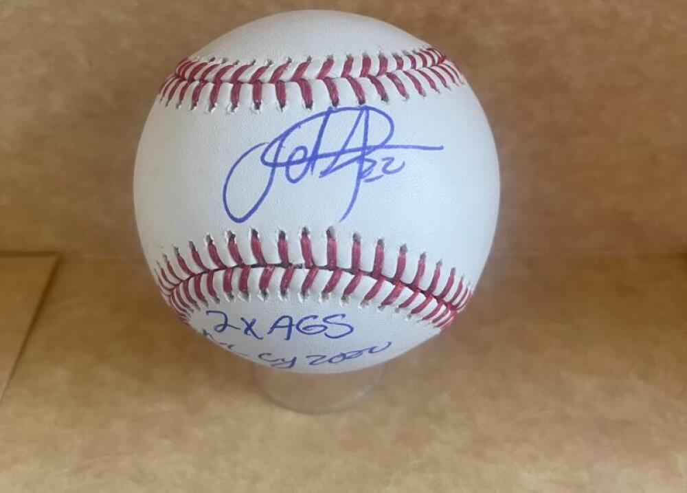 SANDY ALCANTARA 2 X AS CY YOUNG SIGNED AUTOGRAPHED M.L. BASEBALL JSA AUTH