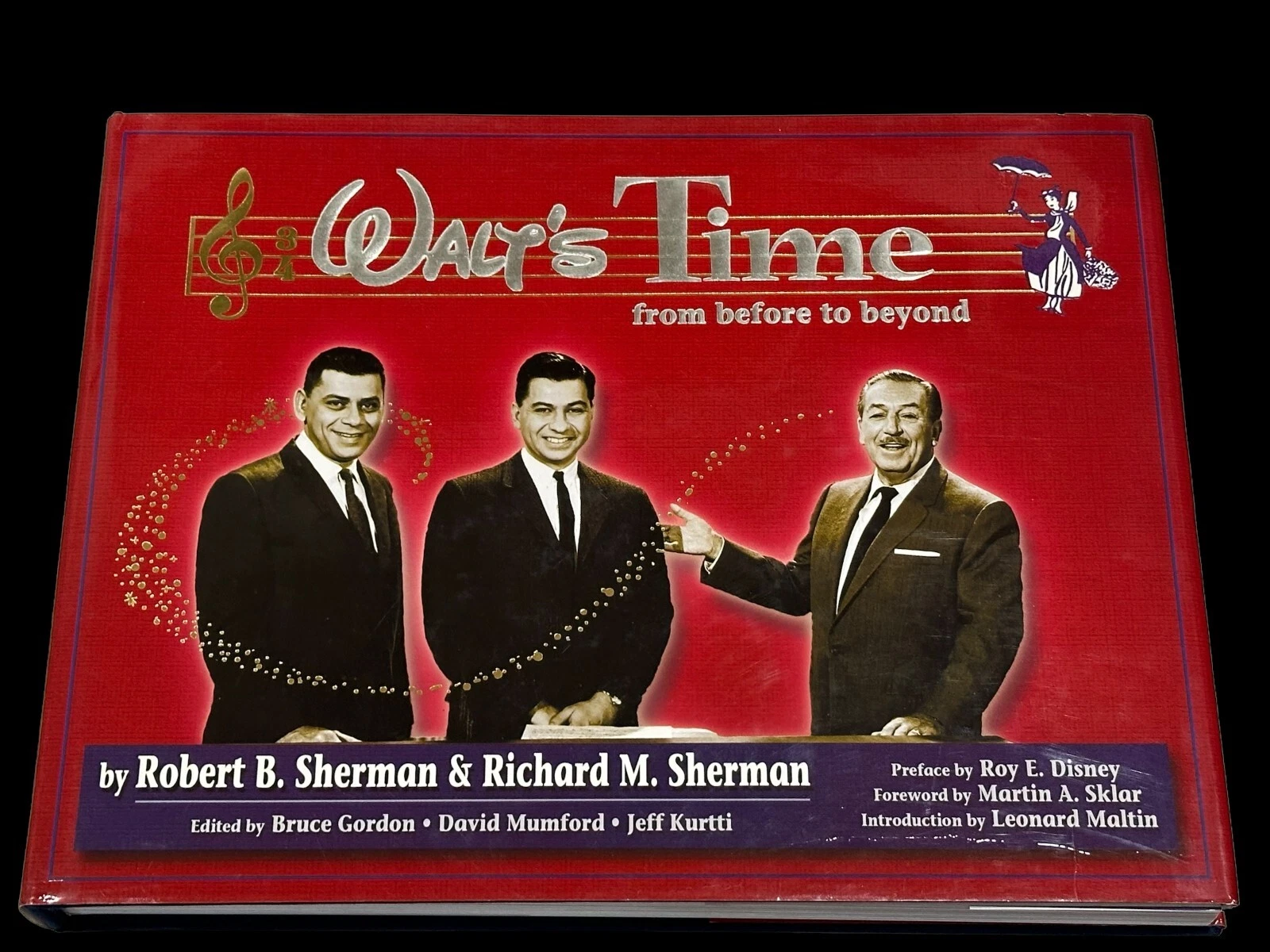 Robert & Richard Sherman Disney Composers Signed Autograph Walt's Time Book JSA