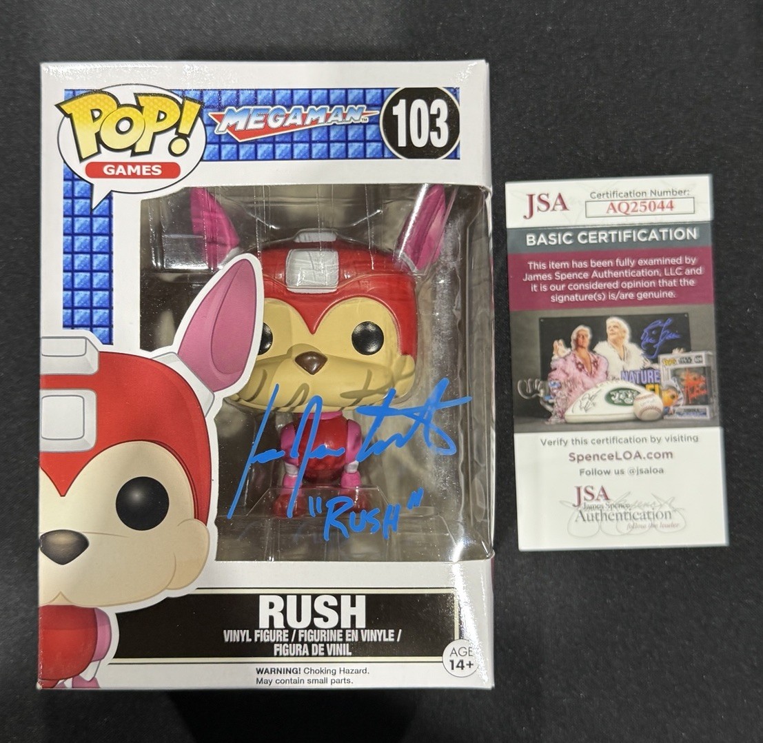 Ian James Corlett Signed Mega Man 