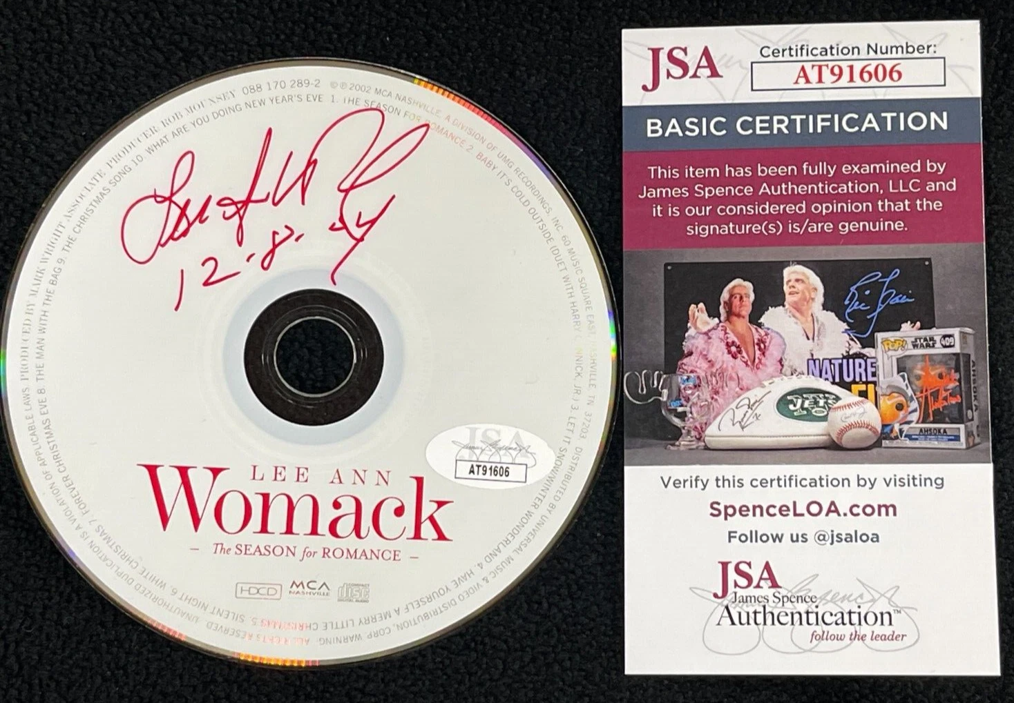 Lee Ann Womack Signed The Season For Romance CD JSA COA