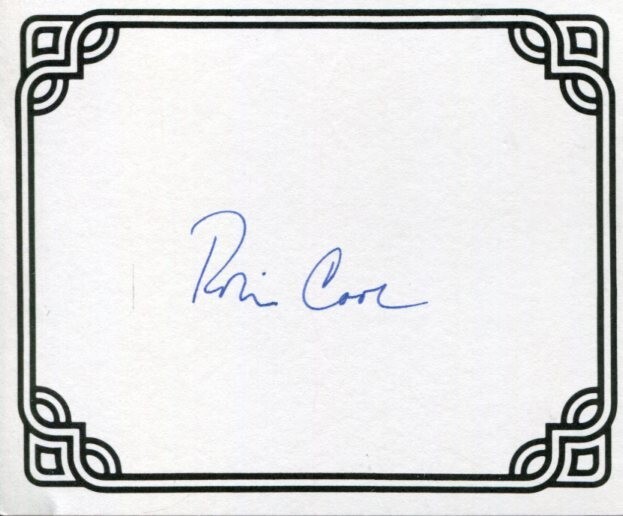 Robin Cook Medical Thriller Coma Author Signed Autograph Bookplate