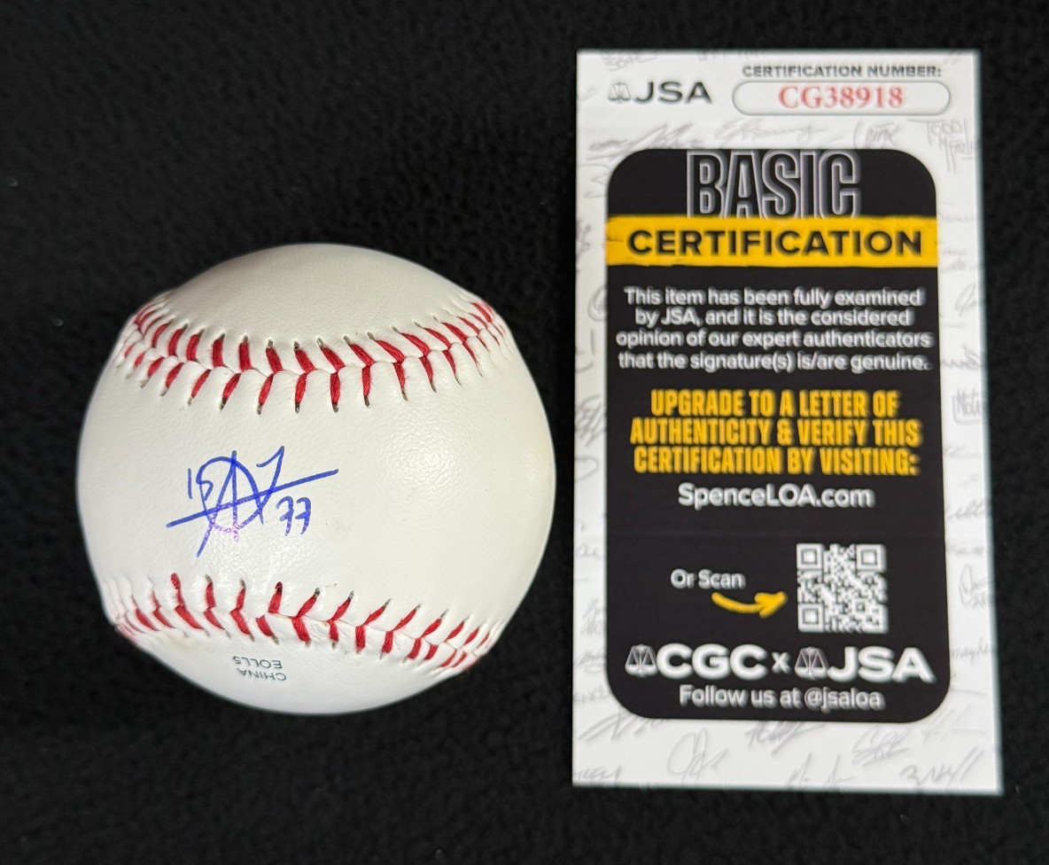 Andy Ibanez Signed Detroit Tigers Baseball JSA COA