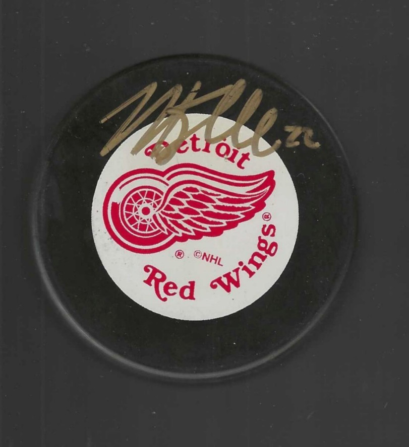 Mike Knuble Signed Detroit Red Wings Souvenir Puck