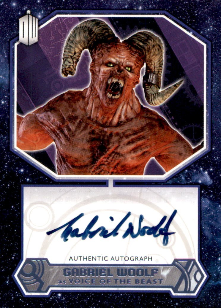 Doctor Who 2015 Gabriel Woolf As Voice Of The Beast Autograph Auto Card 18/25