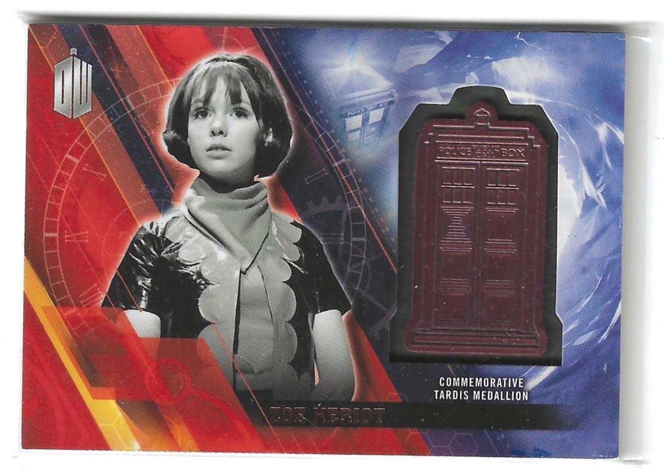 Doctor Who 2016 Zoe Heriot Commemorative Tardis Medallion Bronze Card 142/150