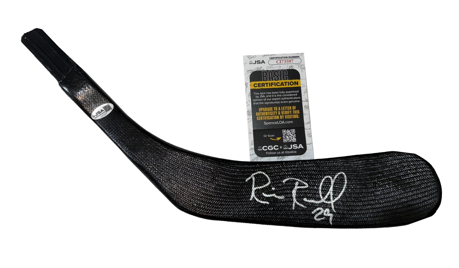 RICKARD RAKELL SIGNED PITTSBURGH PENGUINS STICK BLADE JSA COA COLLECTIBLE MEMORABILIA