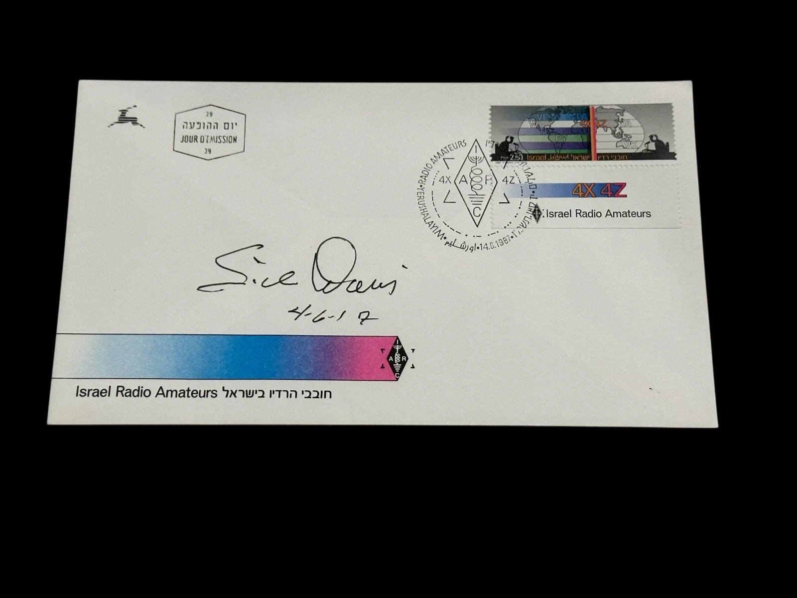 Sid Davis JFK Assassination Journalist Radio Reporter Motorcade Signed Autograph