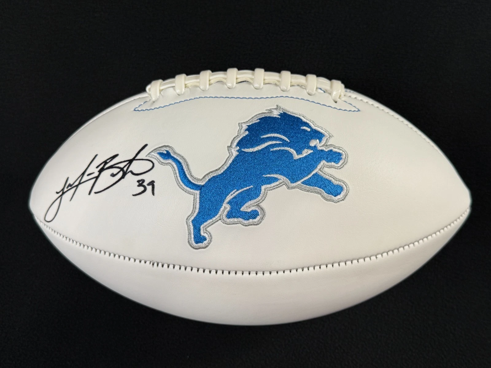 Jake Bates Signed Detroit Lions Football Becket Witness COA